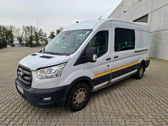 2022 ford transit - dubbele cabine - 105023km - trekhaak - afbeelding 1 van  37