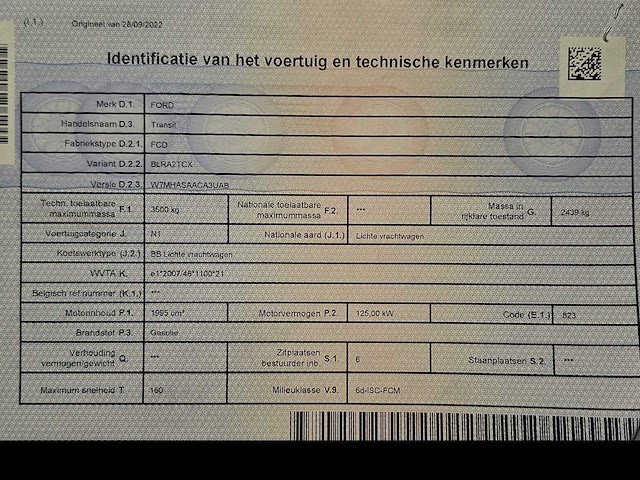 2022 ford transit - dubbele cabine - 105023km - trekhaak - afbeelding 27 van  37