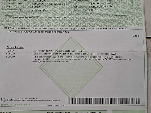 2022 ford transit - dubbele cabine - 105023km - trekhaak - afbeelding 31 van  37