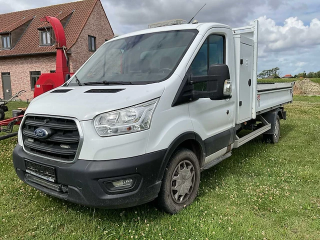 2022 ford transit bestelwagen met kipper laadbak - afbeelding 1 van  31