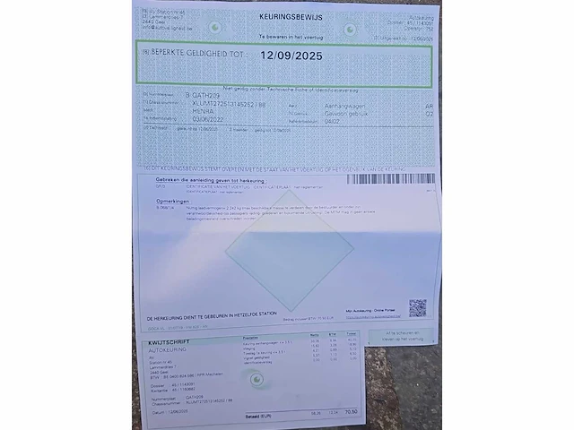 2022 henra plateau / multitransporter mtm 2700kg - afbeelding 5 van  15
