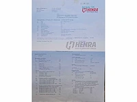 2022 henra plateau / multitransporter mtm 2700kg - afbeelding 7 van  15