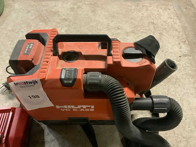 2022 hilti vc 5-a22 draagbare accu stofzuiger - afbeelding 2 van  6