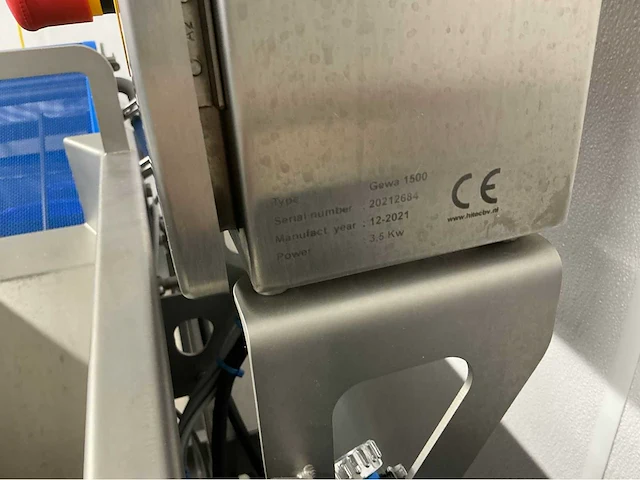 2022 hitec gewa 1500 groentewasmachine - afbeelding 18 van  18