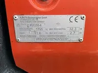 2022 kubota kx018-4 minigraafmachine - afbeelding 17 van  24