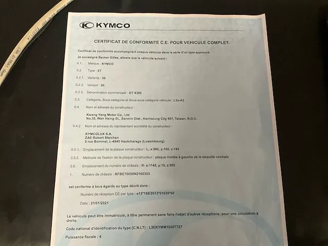 2022 kymco dtx 360 motorfiets - afbeelding 6 van  14
