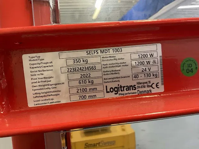 2022 logitrans logiflex maxi elektrische vatenkantelaar - afbeelding 7 van  15