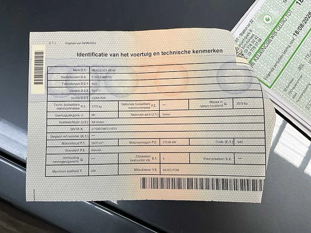 2022 mercedes-benz s 350 d 4matic personenauto - afbeelding 60 van  70