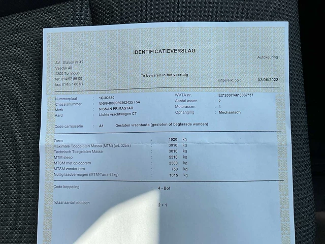 2022 nissan primastar lichte vrachtwagen - afbeelding 38 van  43