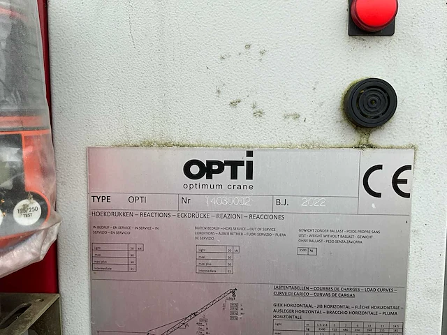 2022 opti optimum crane - torenkraan - afbeelding 5 van  78