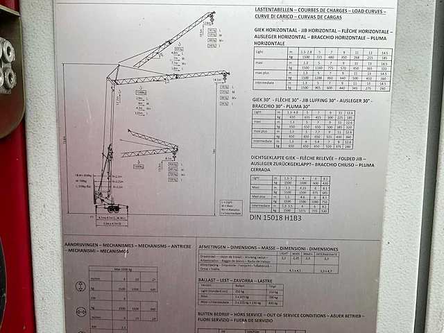 2022 opti optimum crane - torenkraan - afbeelding 8 van  78