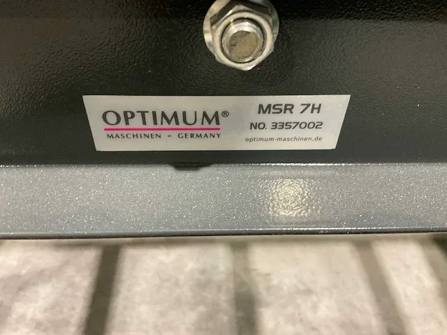 2022 optimum s275n bandzaagmachine - afbeelding 8 van  13