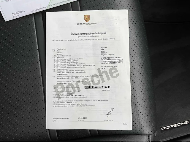 2022 porsche cayenne e-hybrid - personenauto - afbeelding 66 van  69