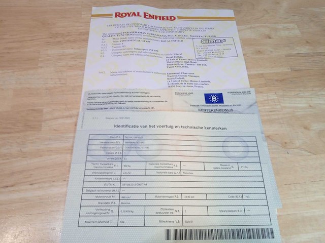 2022 royal enfield interceptor gt 650 motorfiets - afbeelding 9 van  9