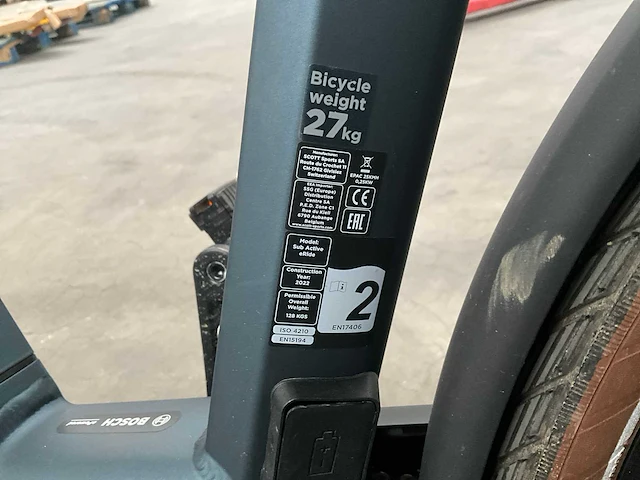 2022 scott sub active eride elektrische damesfiets (l) - afbeelding 2 van  19