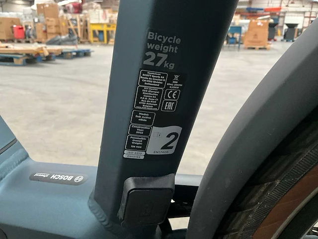 2022 scott sub active eride elektrische damesfiets (l) - afbeelding 17 van  18