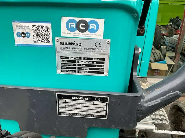 2022 sunward swe08b minigraafmachine - afbeelding 2 van  11