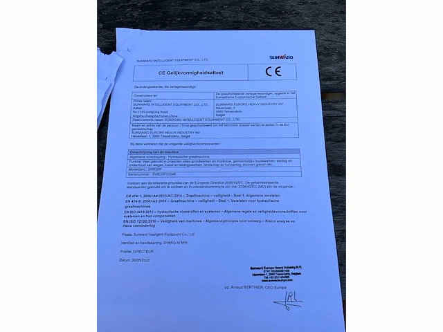2022 sunward swe20f minigraafmachine - afbeelding 20 van  27