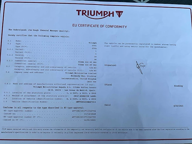 2022 triumph tiger 9000 gt pro - afbeelding 24 van  31