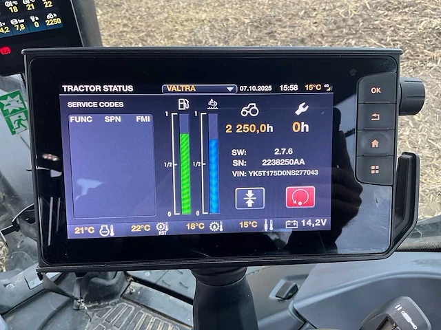 2022 valtra t175e vierwielaangedreven landbouwtractor - afbeelding 16 van  38