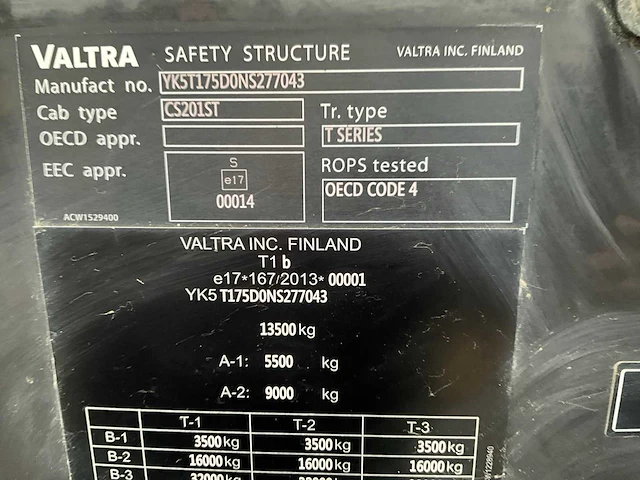 2022 valtra t175e vierwielaangedreven landbouwtractor - afbeelding 28 van  38