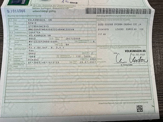 2022 volkswagen crafter 2.0tdi - afbeelding 24 van  32