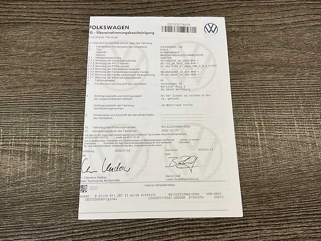 2022 volkswagen crafter 2.0tdi - afbeelding 25 van  32