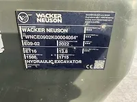 2022 wacker-neuson et16 minigraafmachine - afbeelding 15 van  22