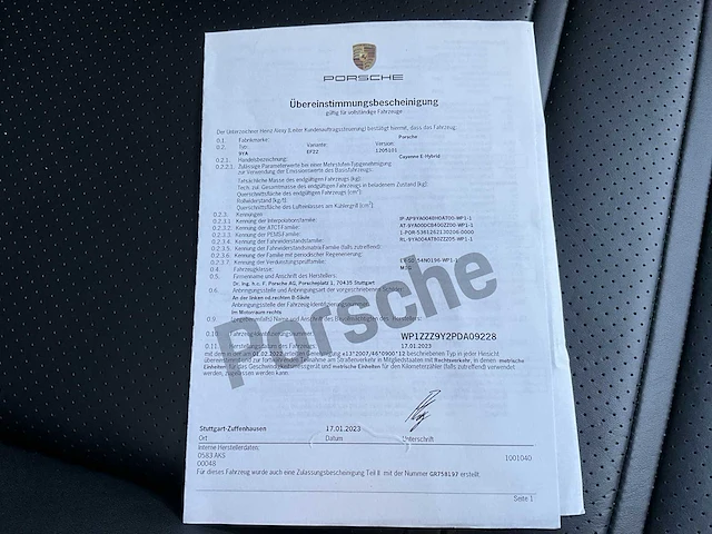 2023 - porsche e-hybrid platinum edition - afbeelding 37 van  44