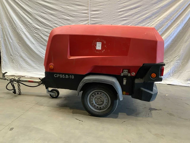 2023 atlas copco cps 5.0-10 mobiele schroefcompressor - afbeelding 1 van  11
