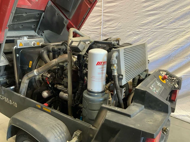 2023 atlas copco cps 5.0-10 mobiele schroefcompressor - afbeelding 7 van  11