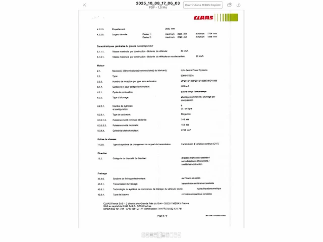 2023 claas arion 660 cmatic landbouwtractor - afbeelding 19 van  120