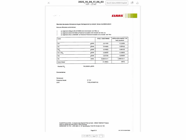 2023 claas arion 660 cmatic landbouwtractor - afbeelding 22 van  120