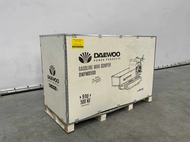 2023 daewoo dwfmd500 hydraulische dumper benzine - afbeelding 6 van  15