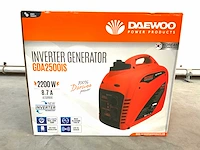 2023 daewoo gda2500ise inverter generator - afbeelding 10 van  10