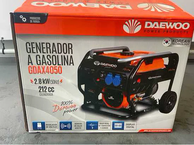 2023 deawoo gdax4050 stroomgenerator benzine - afbeelding 2 van  7
