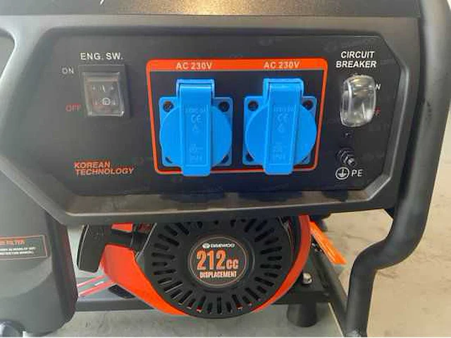 2023 deawoo gdax4050 stroomgenerator benzine - afbeelding 5 van  7