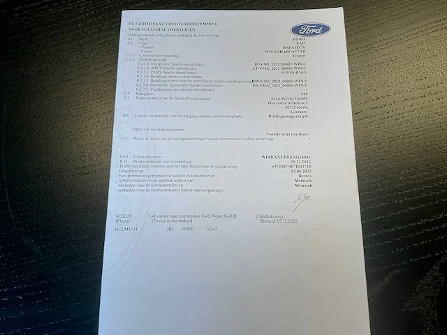 2023 ford transit 2t 350l l3 trend a6 2.0 td minibus - afbeelding 38 van  46