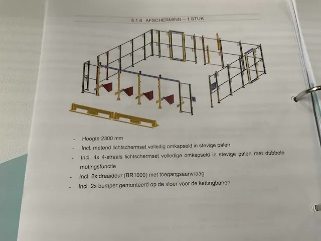 2023 fraxinus robotcel voor stapelen van tapijten - afbeelding 10 van  19