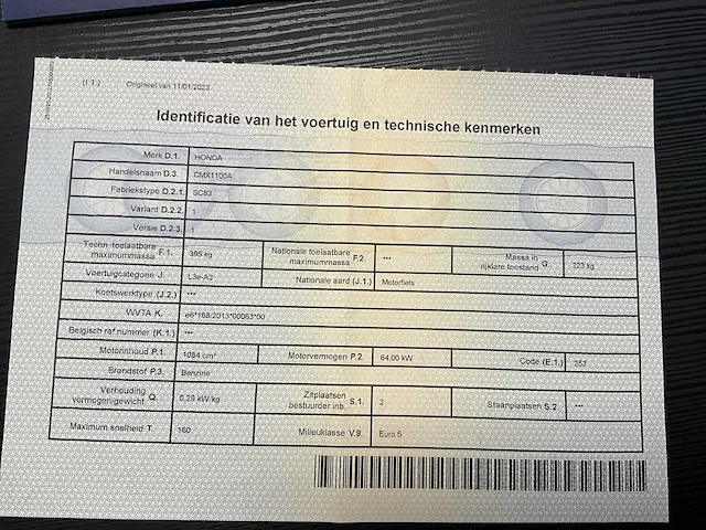 2023 honda cmx1100a rebel - afbeelding 11 van  21