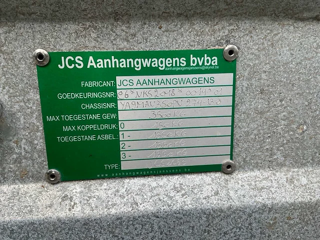 2023 jcs man350 aanhangwagen - afbeelding 17 van  26
