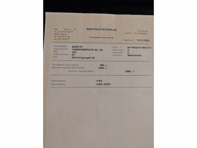 2023 jcs man350 aanhangwagen - afbeelding 22 van  26