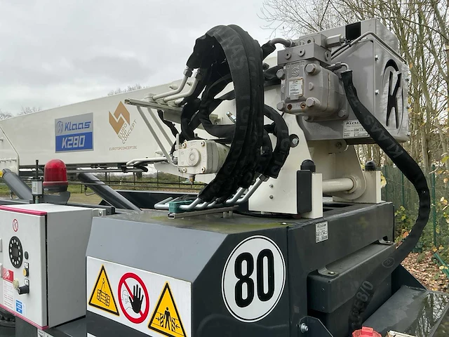 2023 klaas k280 elektrische mobiele kraan + acc. (46 werkuren) - afbeelding 9 van  32