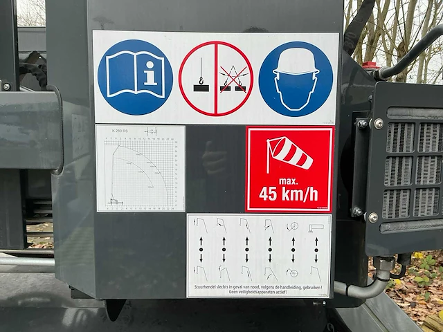 2023 klaas k280 elektrische mobiele kraan + acc. (46 werkuren) - afbeelding 11 van  32
