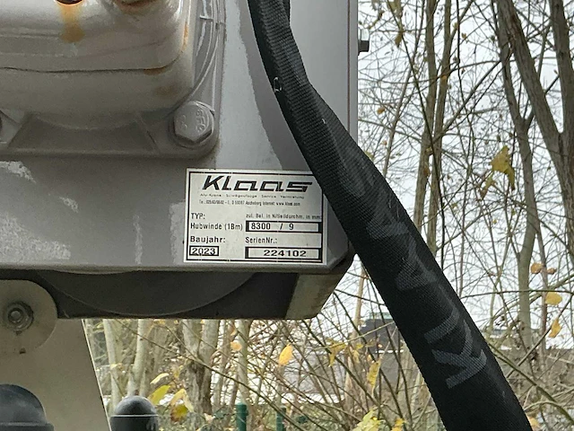 2023 klaas k280 elektrische mobiele kraan + acc. (46 werkuren) - afbeelding 13 van  32