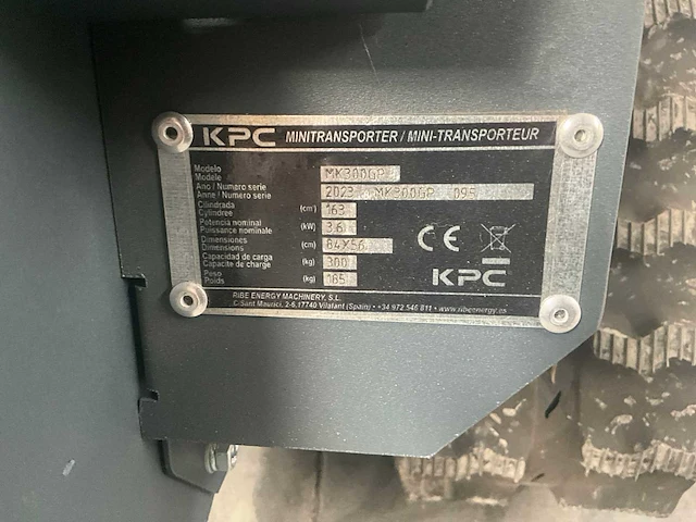 2023 kpc mk300gp minitransporter - afbeelding 8 van  17