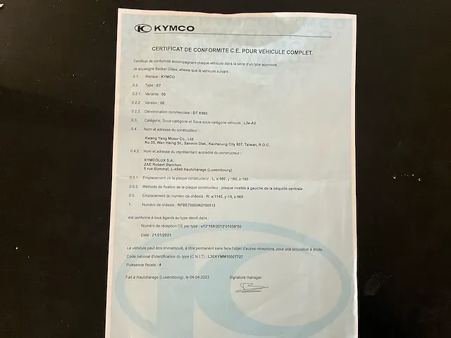 2023 kymco dtx 360 motorfiets - afbeelding 6 van  14