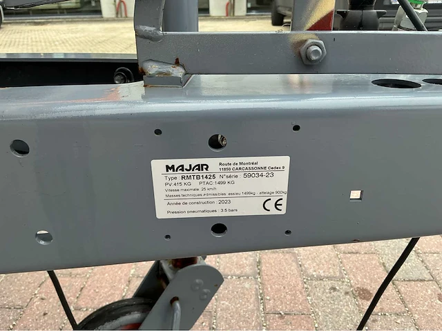2023 majar rmtb1425 transport aanhangwagen - afbeelding 3 van  20