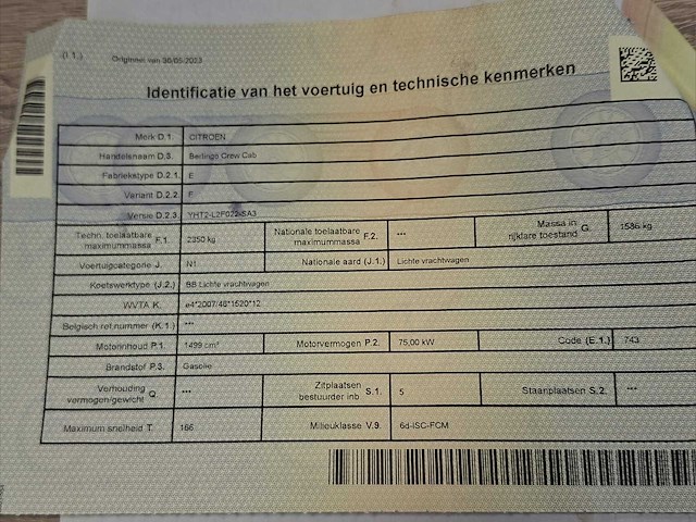 2023 peugeot berlingo xl - dubbele cabine - afbeelding 14 van  26