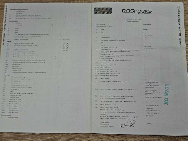 2023 peugeot berlingo xl - dubbele cabine - afbeelding 17 van  26